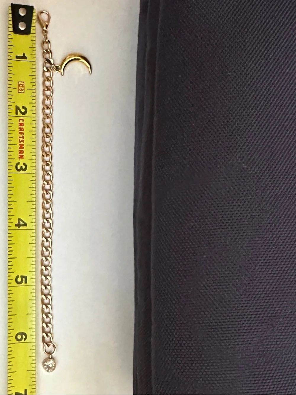 NWOT Preteen / Teen Moon Bracelet Gold Tone READ DESCRIP